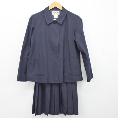 【中古】岡山県 操南中学校 女子制服 3点（ブレザー・シャツ・スカート）sf038598