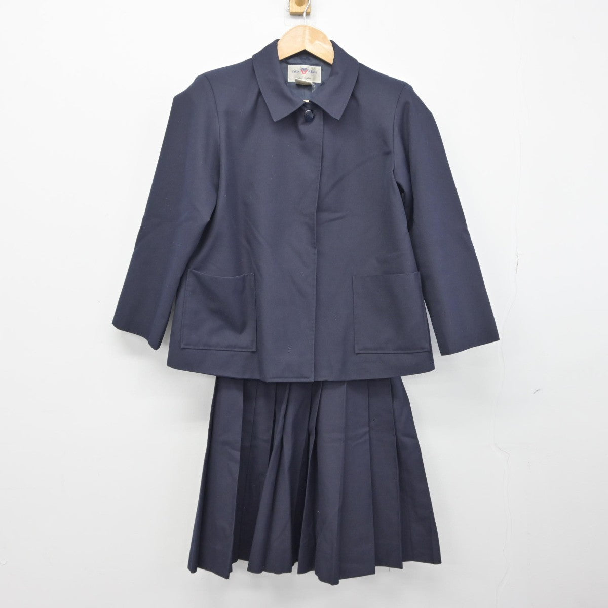 【中古】岡山県 操南中学校 女子制服 3点（ブレザー・シャツ・スカート）sf038600