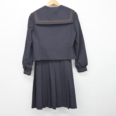 【中古】東京都 大森第四中学校 女子制服 3点（セーラー服・スカート）sf038606