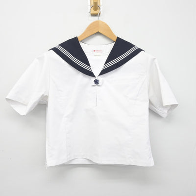 【中古】東京都 大森第四中学校 女子制服 2点（セーラー服・スカート）sf038608