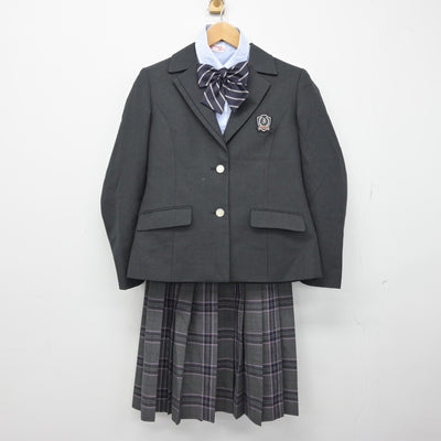 【中古】東京都 岩倉高等学校 女子制服 4点（ブレザー・シャツ・スカート）sf038610