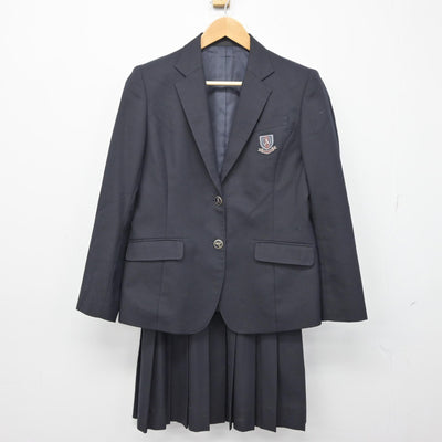 【中古】千葉県 我孫子高等学校 女子制服 2点（ブレザー・スカート）sf038623