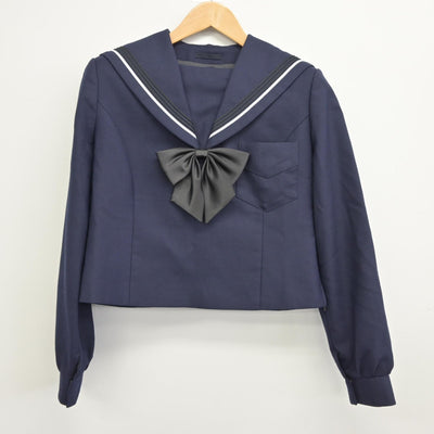 【中古】大阪府 山本高等学校 女子制服 4点（セーラー服・スカート）sf038630