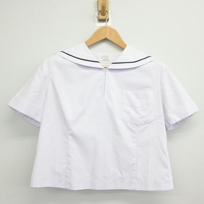 【中古】大阪府 山本高等学校 女子制服 2点（セーラー服・スカート）sf038631