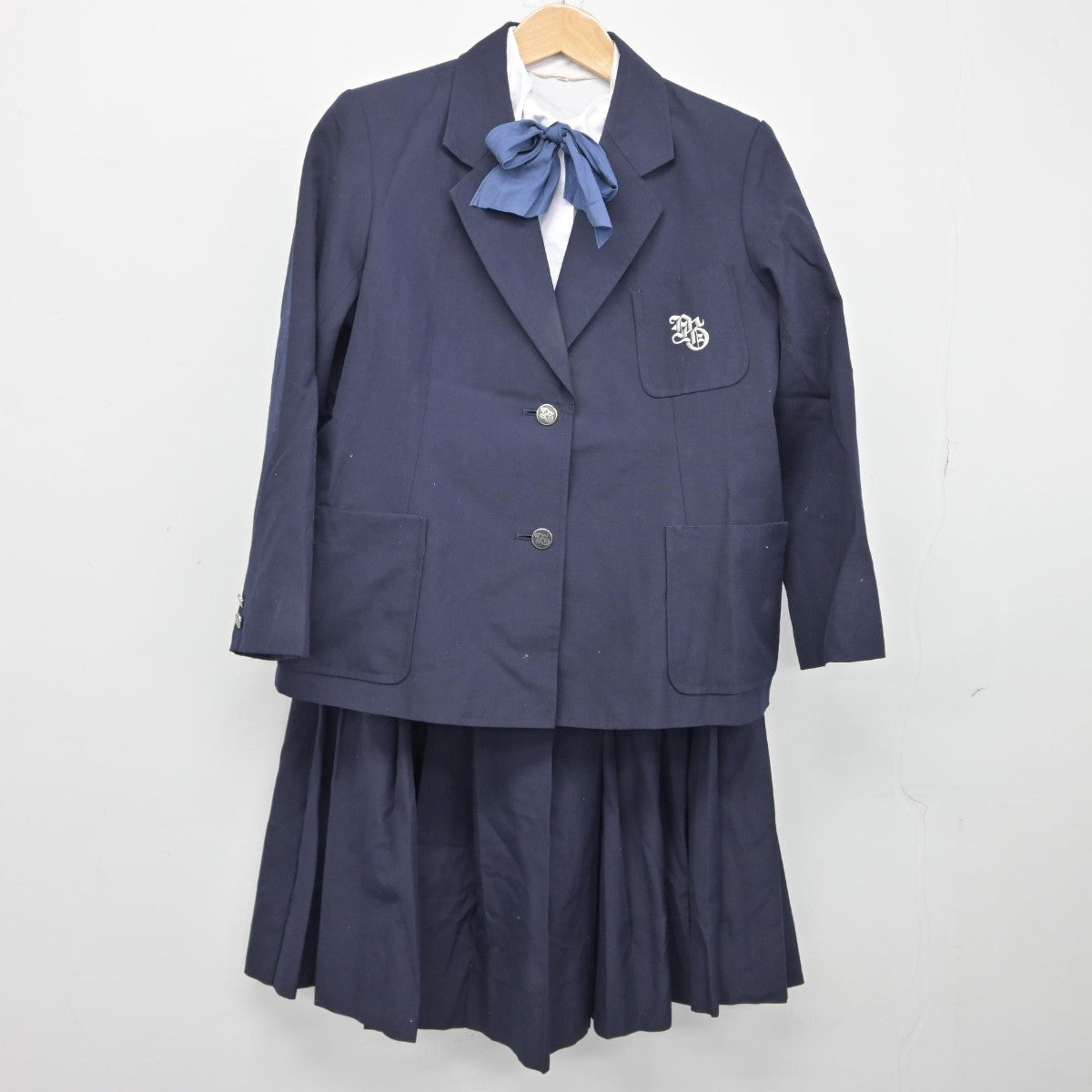 【中古】東京都 山脇学園中学校・高等学校 女子制服 5点（ブレザー・シャツ・スカート）sf038638