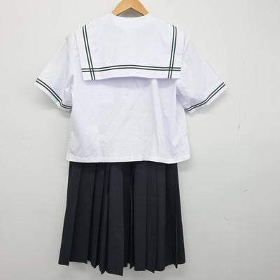 【中古】埼玉県 小鹿野中学校 女子制服 3点（セーラー服・スカート）sf038644