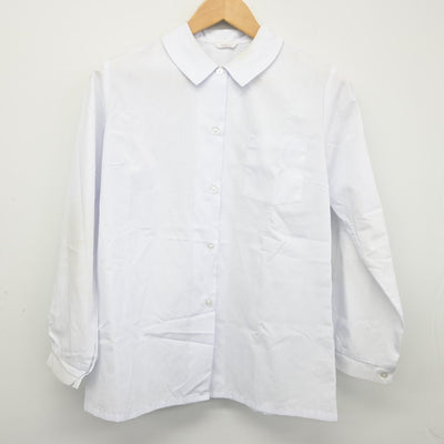 【中古】埼玉県 与野東中学校 女子制服 2点（ニット・シャツ）sf038651