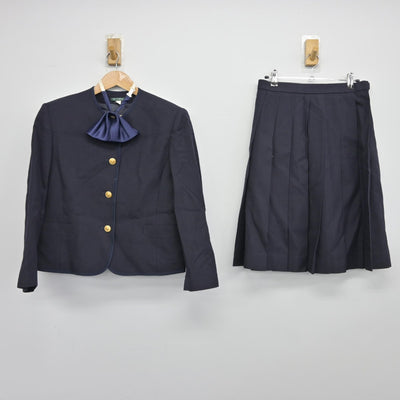 【中古】兵庫県 伊丹高等学校 女子制服 3点（ブレザー・スカート）sf038660