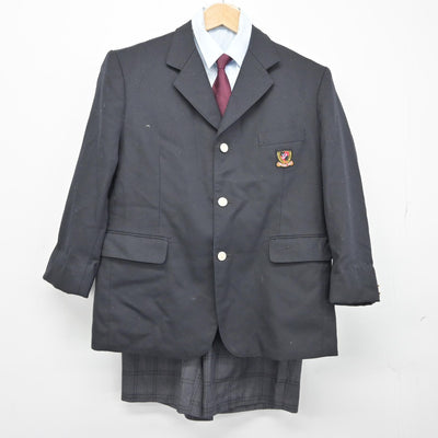 【中古】広島県 ぎんがの郷小学校 男子制服 6点（ブレザー・シャツ・ズボン）sf038678