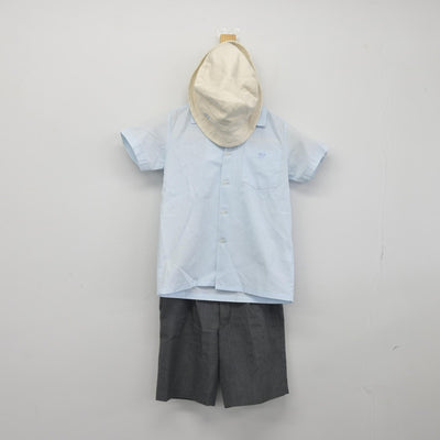 【中古】広島県 ぎんがの郷小学校 男子制服 3点（シャツ・ズボン）sf038685