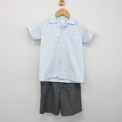 【中古】広島県 ぎんがの郷小学校 男子制服 3点（シャツ・ズボン）sf038685