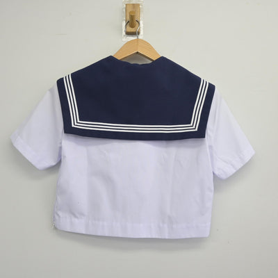 【中古】愛知県 古知野中学校 女子制服 3点（セーラー服・スカート）sf038695