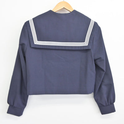 【中古】愛知県 古知野中学校 女子制服 2点（セーラー服・スカート）sf038697