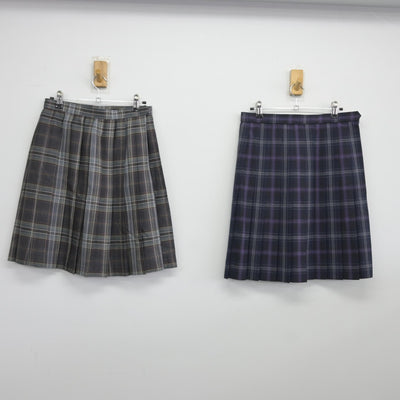 【中古】愛知県 飛鳥未来高等学校/名古屋キャンパス 女子制服 3点（シャツ・スカート・スカート）sf038700