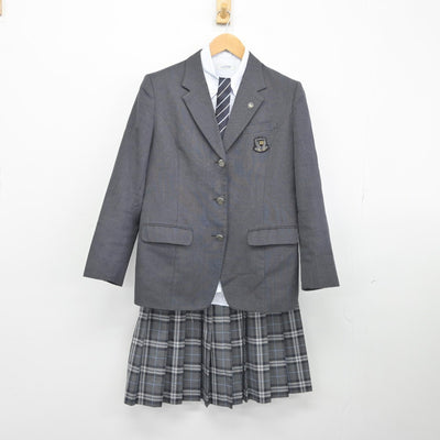 【中古】東京都 藤村女子高等学校 女子制服 5点（ブレザー・シャツ・スカート）sf038701