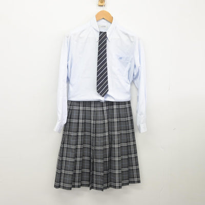 【中古】東京都 藤村女子高等学校 女子制服 5点（ブレザー・シャツ・スカート）sf038701