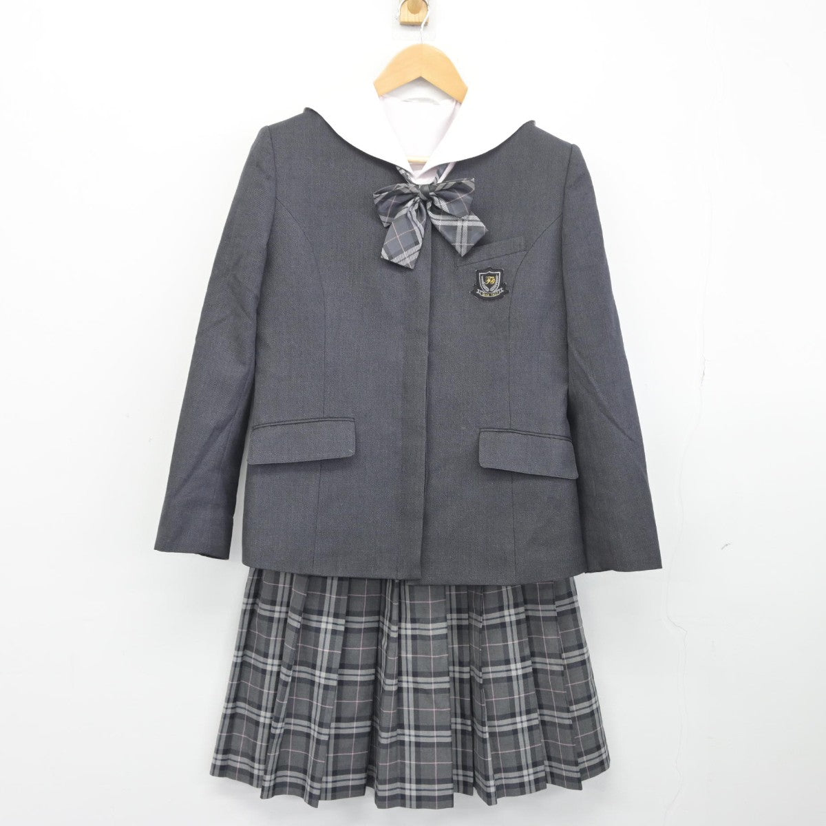 【中古】東京都 藤村女子中学校 女子制服 4点（ブレザー・シャツ・スカート）sf038705