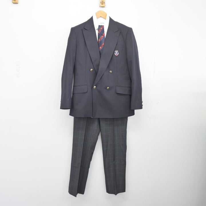 中古】東京都 府中西高等学校 男子制服 4点（ブレザー・シャツ・ズボン）sf038707 | 中古制服通販パレイド