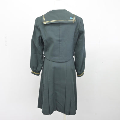 【中古】佐賀県 弘学館高等学校 女子制服 3点（セーラー服・スカート）sf038710