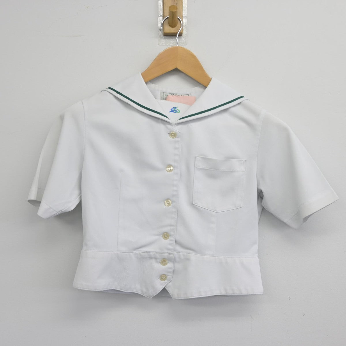 【中古】佐賀県 弘学館中学校 女子制服 3点（ニット・セーラー服・スカート）sf038714