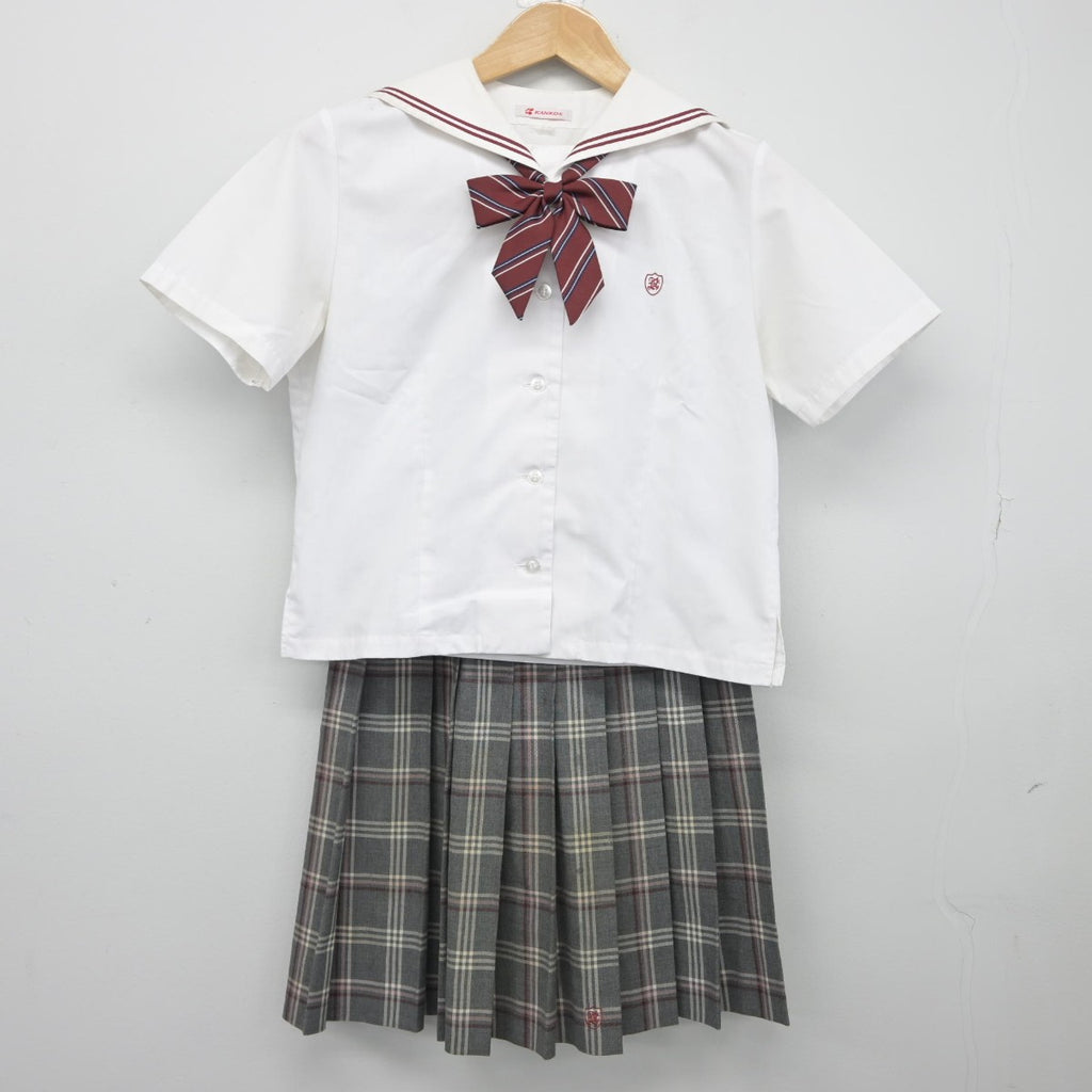 【中古】岡山県 高梁日新高等学校 女子制服 3点（シャツ・スカート）sf038733 | 中古制服通販パレイド