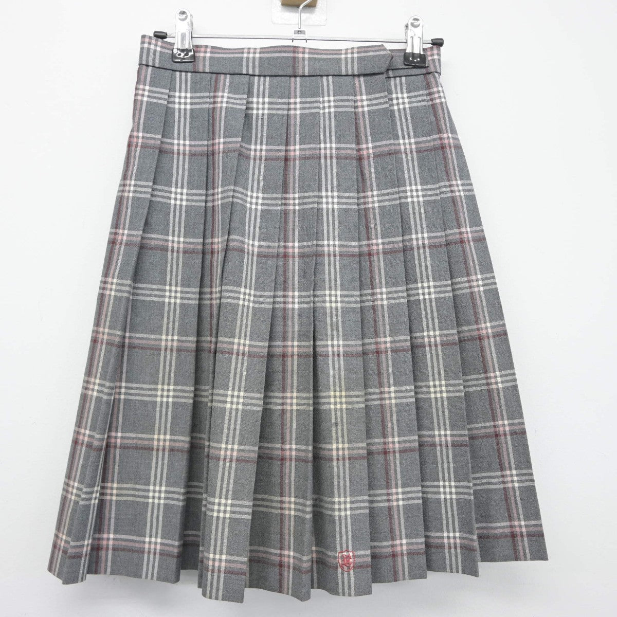 【中古】岡山県 高梁日新高等学校 女子制服 3点（シャツ・スカート）sf038733