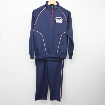 【中古】岡山県 高梁日新高等学校 女子制服 3点（ジャージ 上・体操服 上・ジャージ 下）sf038734