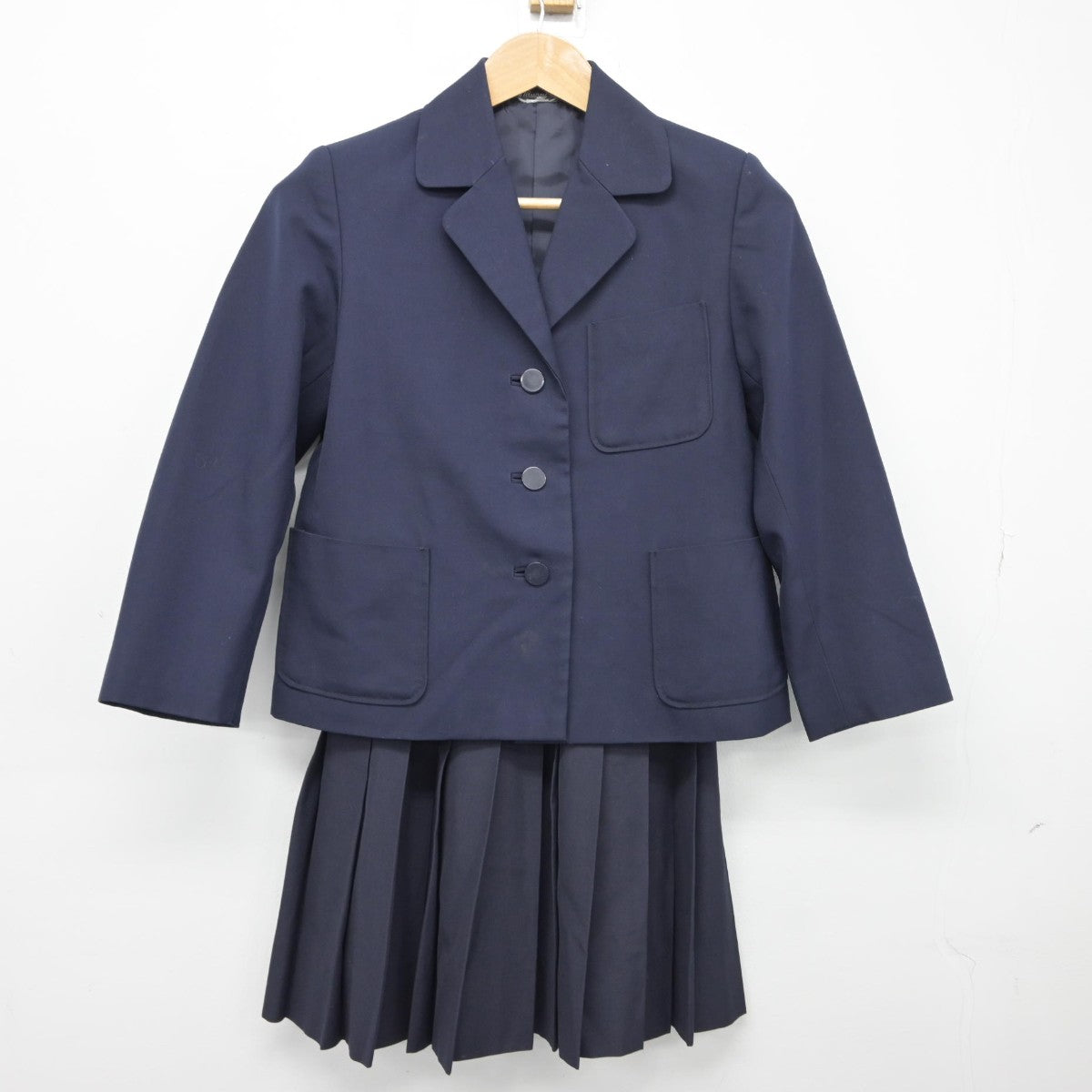 【中古】兵庫県 玉津中学校 女子制服 3点（ブレザー・ベスト・スカート）sf038737