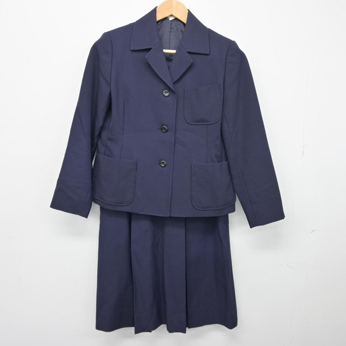 【中古】兵庫県 親和女子高等学校 女子制服 2点（ブレザー・スカート）sf038748