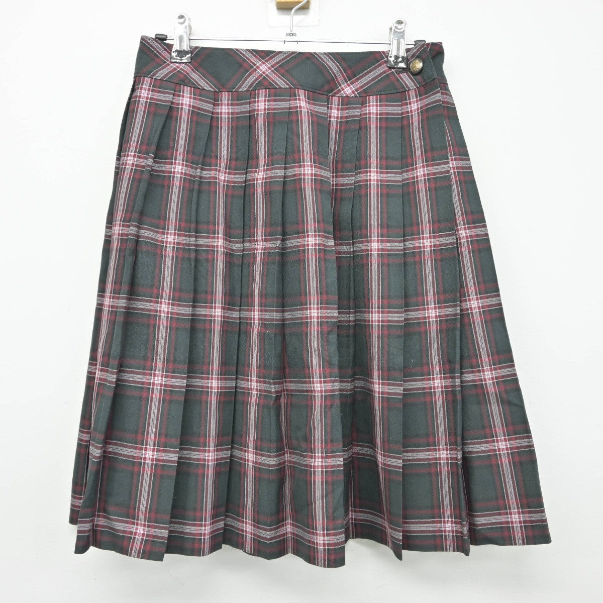 【中古】埼玉県 昌平高等学校 女子制服 4点（ニット・スカート）sf038754