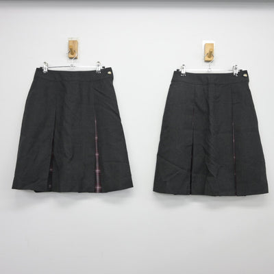 【中古】埼玉県 昌平高等学校 女子制服 3点（スカート・スカート）sf038755