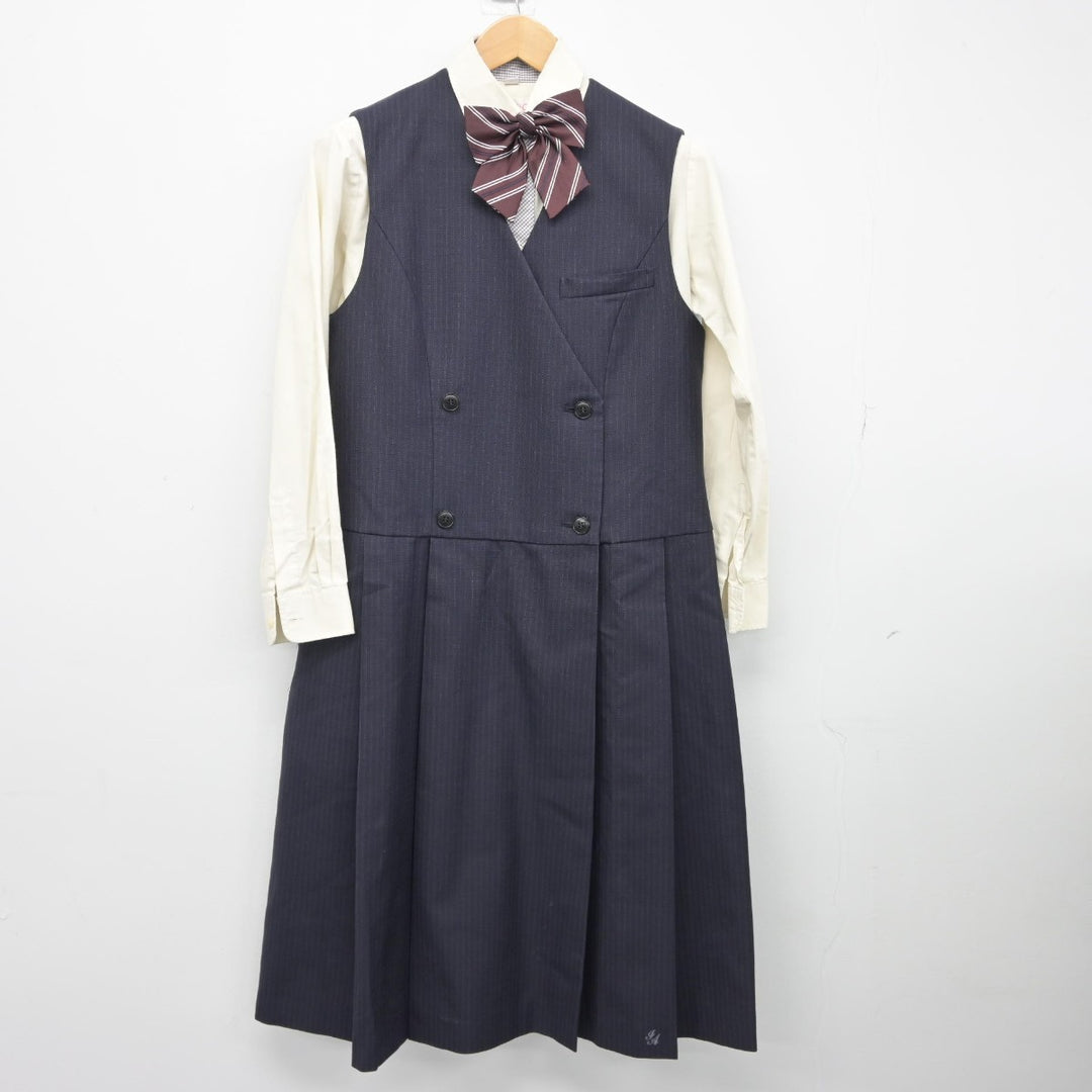 中古】兵庫県 尼崎高等学校 女子制服 4点（ブレザー・ジャンパースカート・シャツ）sf038763 | 中古制服通販パレイド