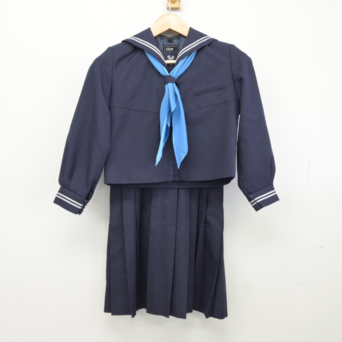 【中古】東京都 武蔵野東学園 武蔵野東小学校 女子制服 4点（セーラー服・スカート）sf038774