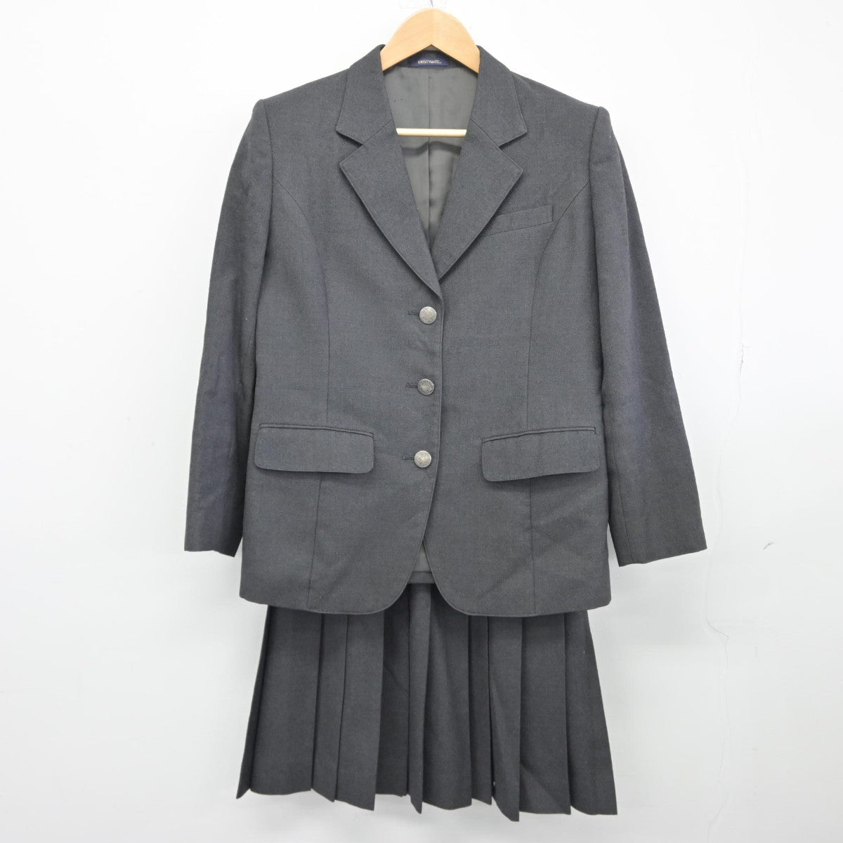 【中古】千葉県 銚子高等学校 女子制服 3点（ブレザー・スカート）sf038784