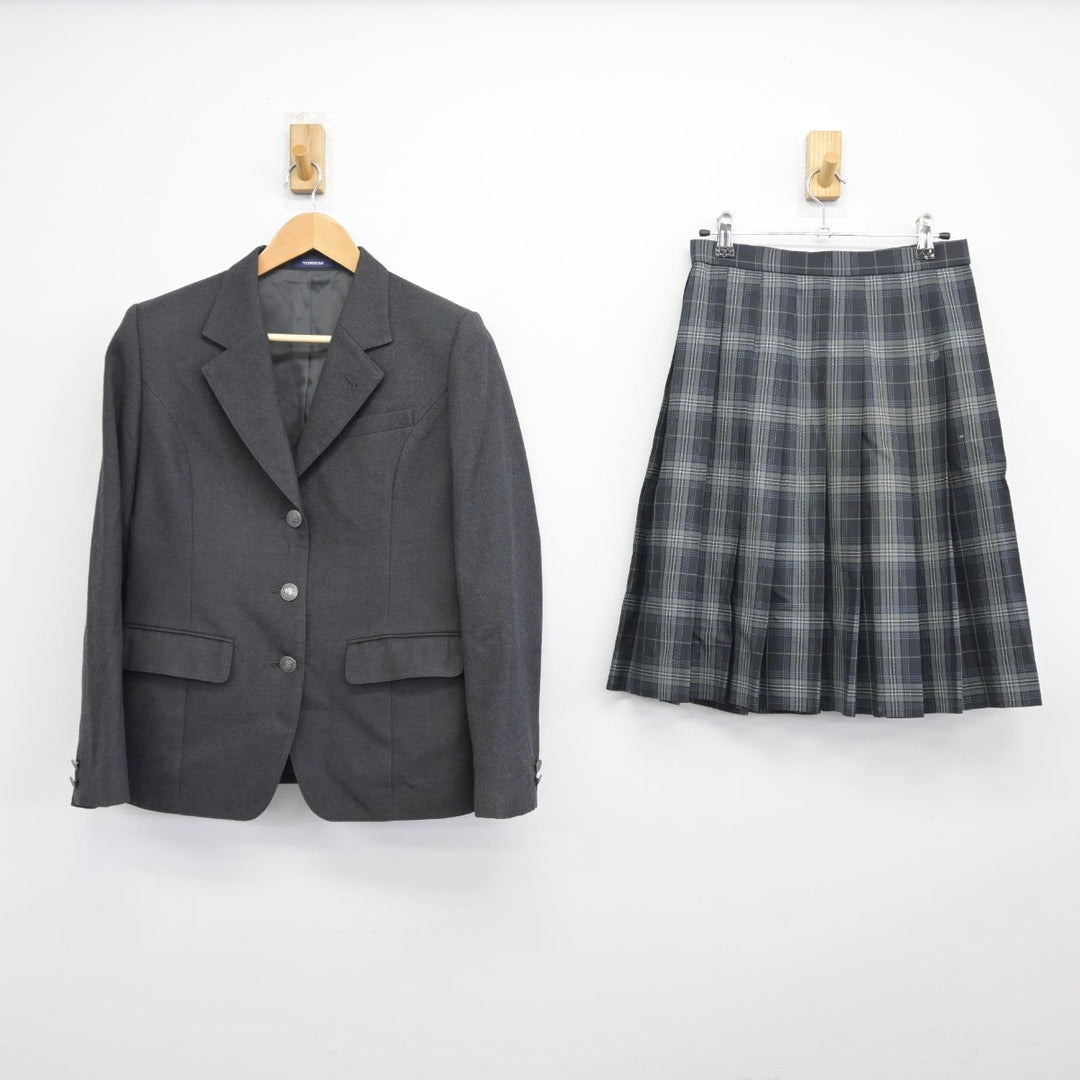 中古】千葉県 銚子高等学校 女子制服 2点（ブレザー・スカート