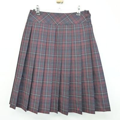 【中古】北海道 立命館慶祥中学校 女子制服 2点（セーラー服・スカート）sf038796