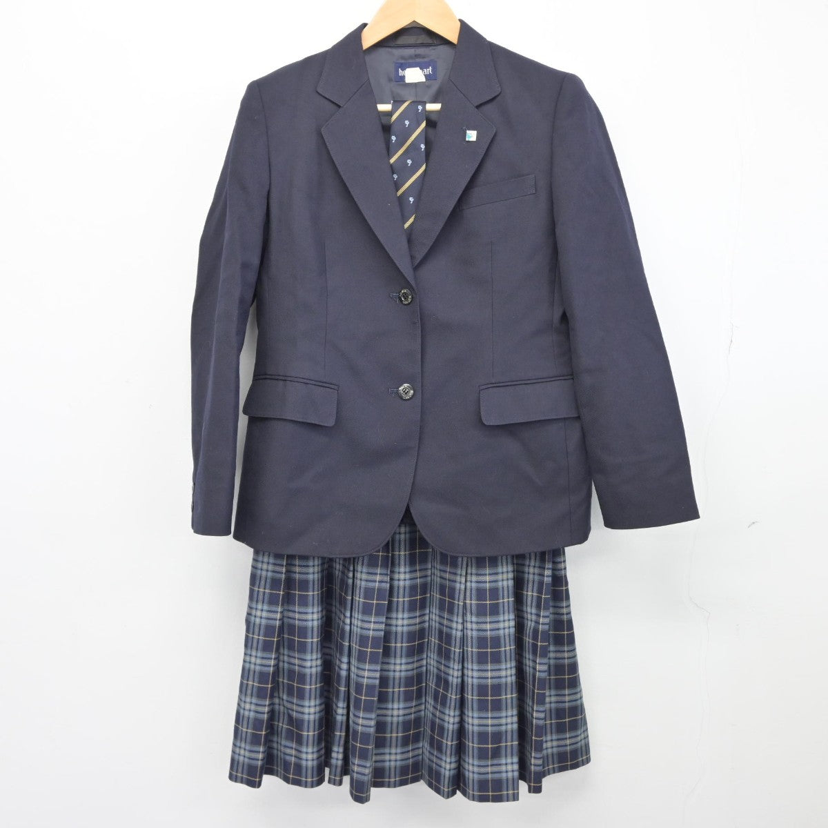 【中古】兵庫県 須磨学園高等学校 女子制服 4点（ブレザー・スカート）sf038800