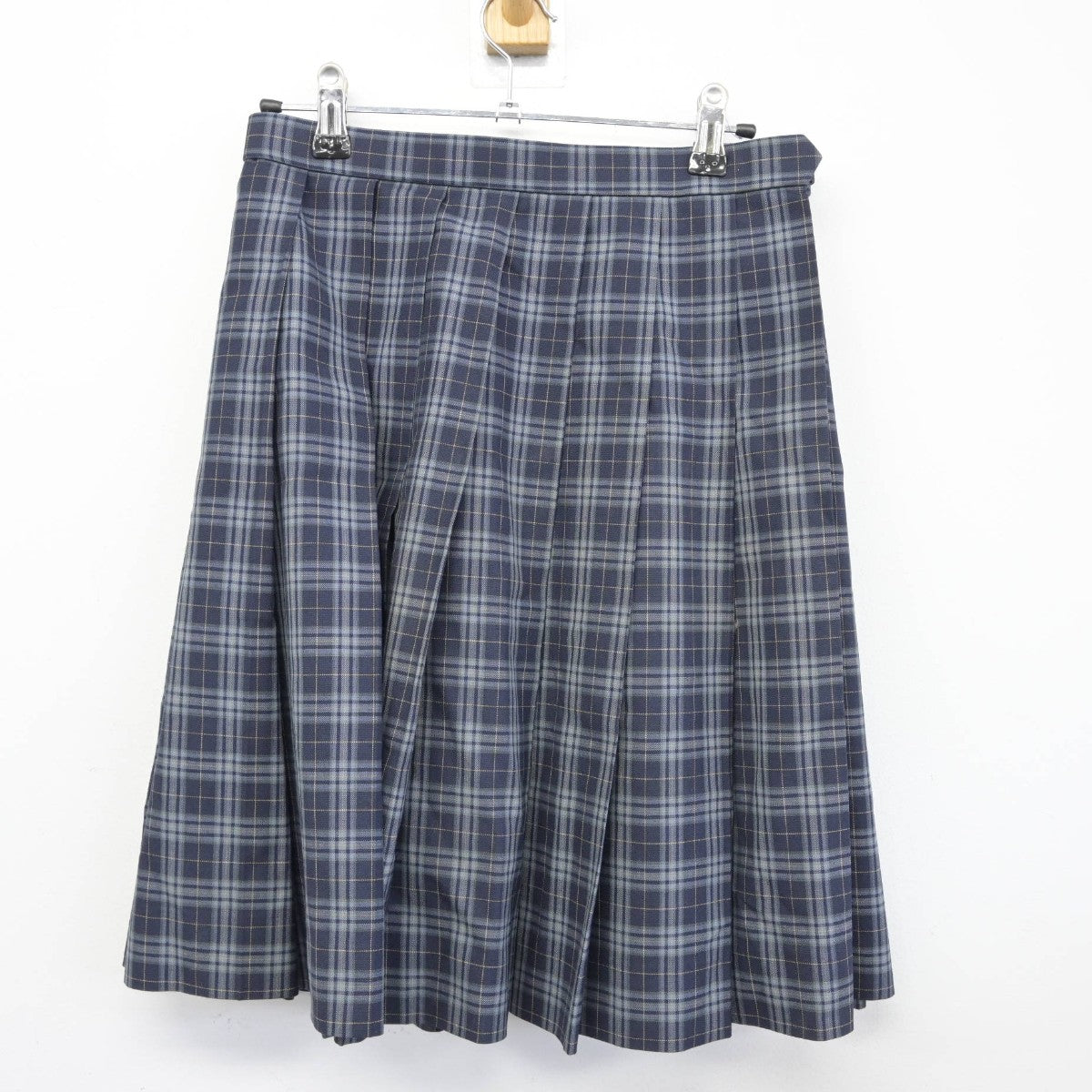 【中古】兵庫県 須磨学園高等学校 女子制服 2点（ニットベスト・スカート）sf038802