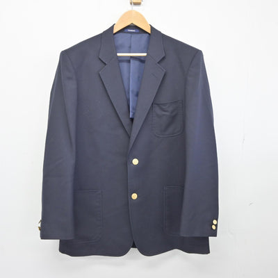 【中古】千葉県 有吉中学校 男子制服 4点（ブレザー・ズボン）sf038813