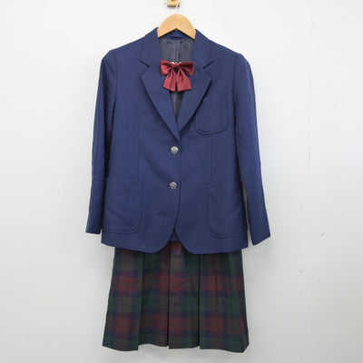 【中古】宮城県 仙台市立東華中学校 女子制服 4点（ブレザー・スカート）sf038824