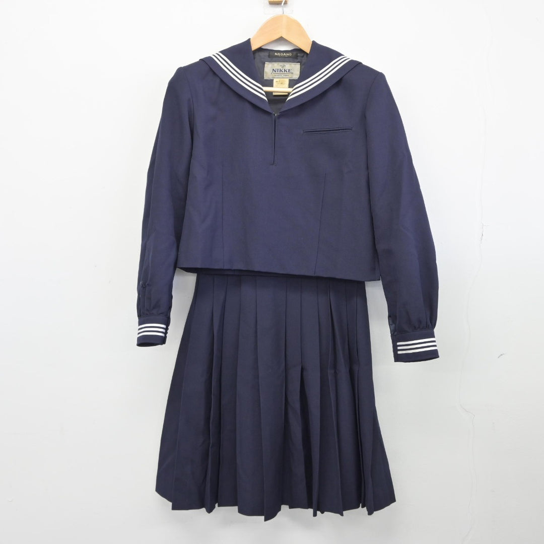 中古】埼玉県 川越高等学校 女子制服 3点（セーラー服