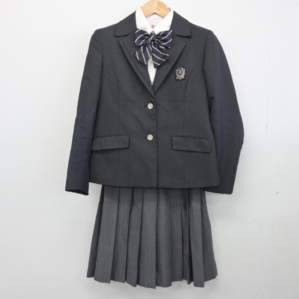 【中古】東京都 岩倉高等学校 女子制服 4点（ブレザー・シャツ・スカート）sf038829