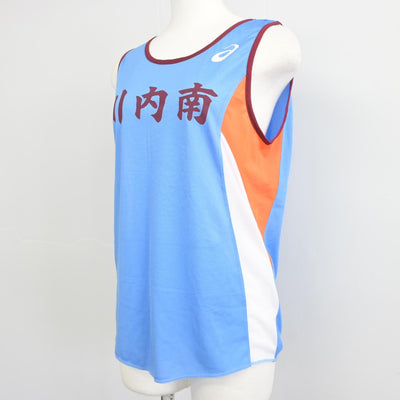 【中古】鹿児島県 川内南中学校/陸上部ユニフォーム 女子制服 2点（部活ユニフォーム 上・部活ユニフォーム 下）sf038863