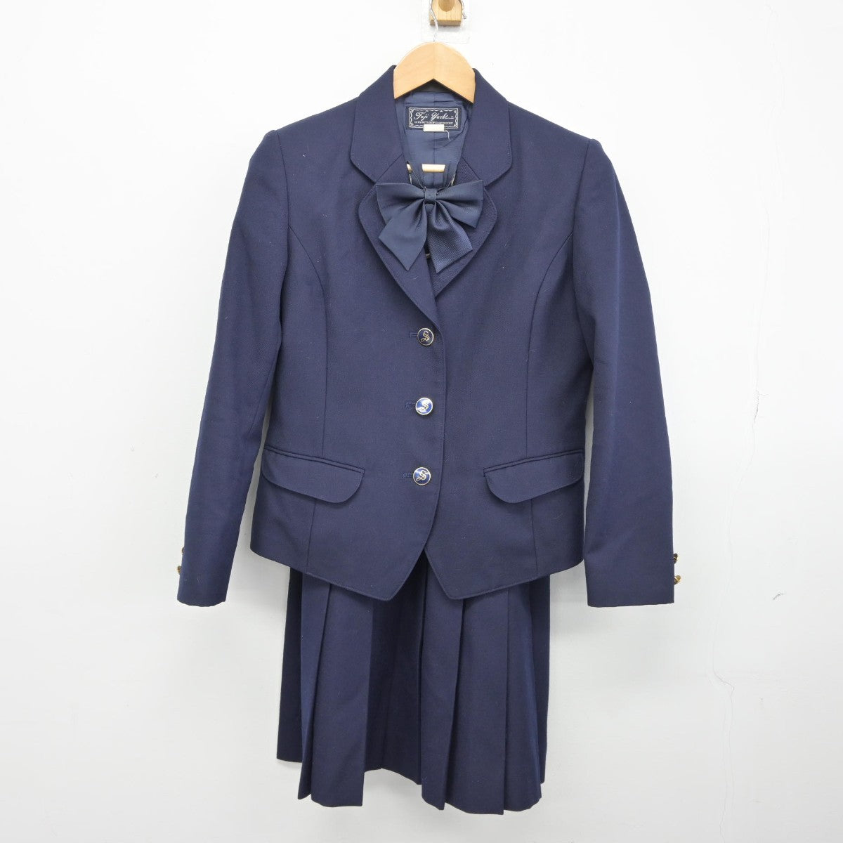 【中古】神奈川県 相模女子大学中学部高等部 女子制服 3点（ブレザー・スカート）sf038864