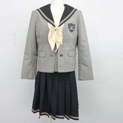 【中古】千葉県 翔凜中学校・高等学校 女子制服 5点（ブレザー・セーラー服・スカート）sf038903