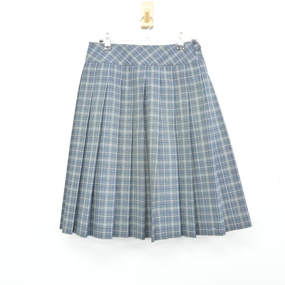 【中古】埼玉県 草加高等学校 女子制服 2点（ニットベスト・スカート）sf038933