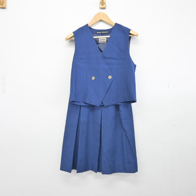 【中古】東京都 稲城第三中学校 女子制服 3点（ブレザー・ベスト・スカート）sf038935