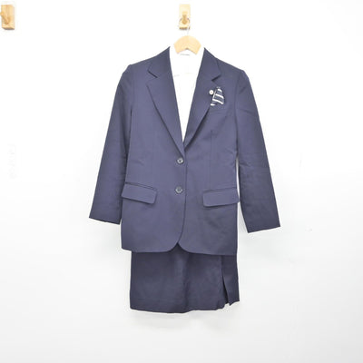 【中古】広島県 安田女子大学 女子制服 4点（ブレザー・シャツ・スカート）sf038942