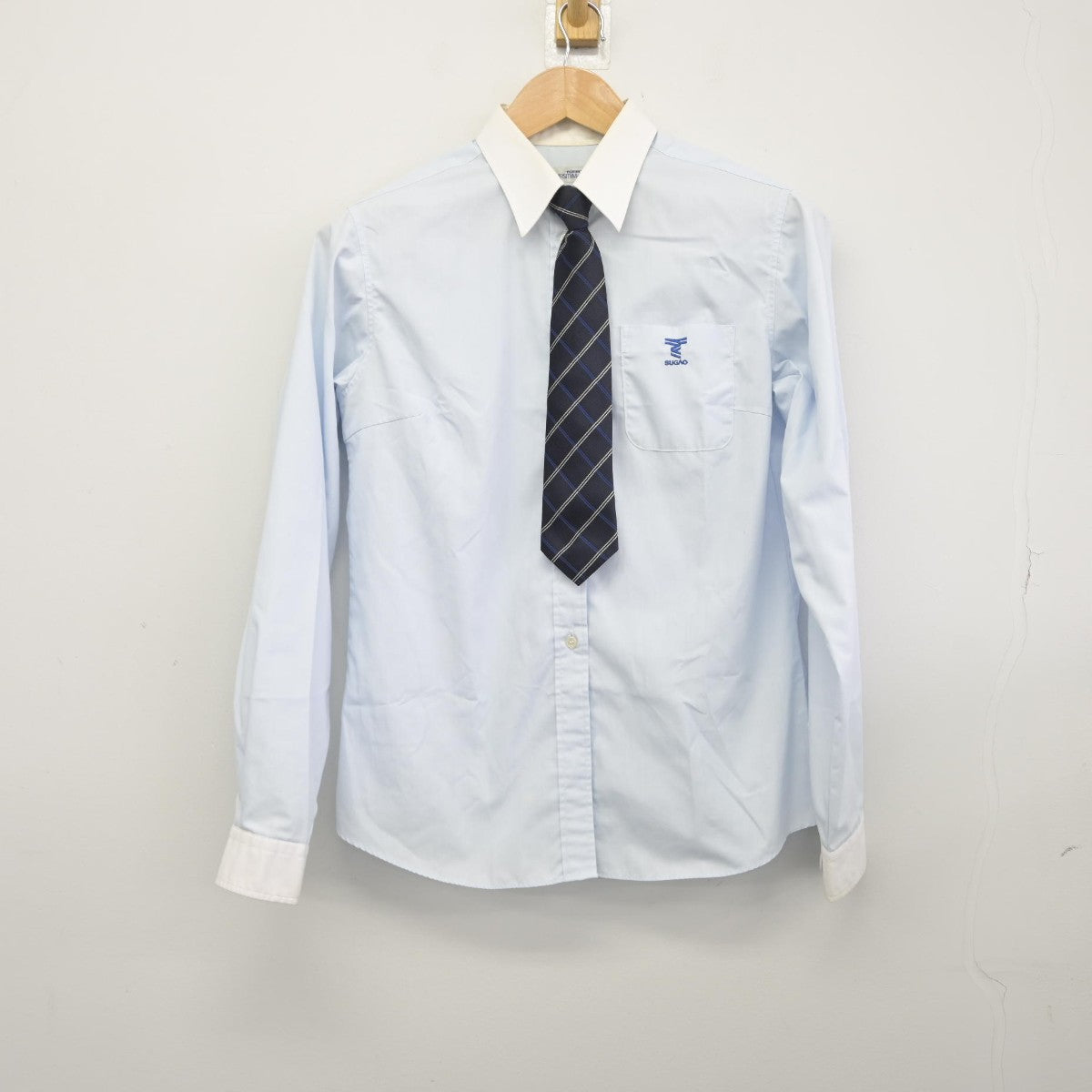 【中古】東京都 東海大学菅生高等学校 女子制服 3点（ニット・シャツ）sf038952