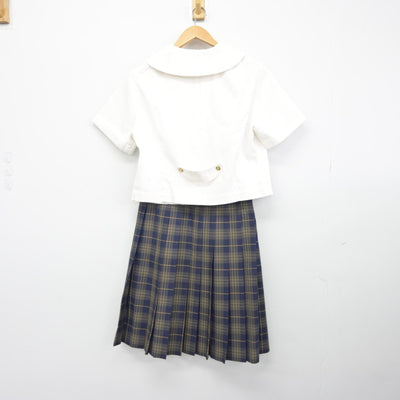 【中古】大分県 大分東明高等学校 女子制服 3点（ニットベスト・セーラー服・スカート）sf038955